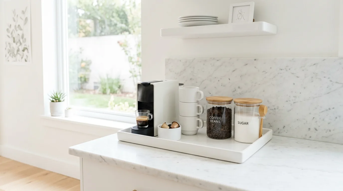 13 Organized Coffee Station Ideas for a Clutter Free Counter
